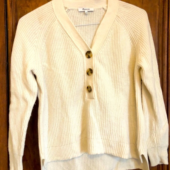 Madewell Sweaters - Madewell Ribbed Lyle Henley